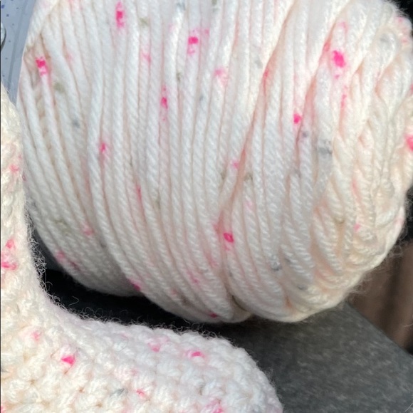 Newborn Crushed Raspberry Baby Booties - Picture 2 of 9